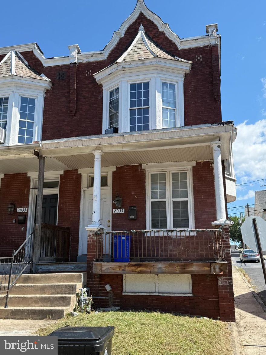 You can watch the pre-recorded video tour by clicking the pink and gray camcorder icon in the upper left-hand corner or ask your agent to send you the pre-recorded video tour to watch.  Please watch the video tour before requesting a showing from your agent to help confirm your interest, before interrupting the tenant with a showing. Great INVESTMENT or OWNER OCCUPANCY Property – This property is currently occupied. 24 hour notice is needed for all showings. The house can be sold vacant or with the tenant. Please submit your preference with your offer. 
Great INVESTMENT or OWNER OCCUPANCY Property!!  Close to highway on and off ramps, public transportation, schools, shopping, River Front Park, Farm Show Complex, Governor's Mansion and more....  The 1st story features your spacious living room w/ decorative fireplace & half bath.  Dining room w/ storage closet.  Kitchen w/ pantry closet, electric stove, refrigerator, dishwasher and microwave.  The 2nd story features your spacious 3 bedrooms, a bonus room/den, the full bathroom, and a balcony off the rear bedroom. Full unfinished basement with washer and dryer hookups. The exterior features covered front and rear porches and yard. Gas heat. Electric cooking and hot water.  INVESTMENT: Rented for $1100 + $25 per month pet fees. 4/30/2026 lease end date. The tenant pays gas, electric, water, sewer, & trash and also handles lawn care and snow shoveling. Allow Harrisburg Property Management group to professionally manage the property for you for landlord ease. Room Measurements: LR 26.5 x 12.1, DR 14.9 x 12.2, Kit 14.9 x 3, BR1 12.9 x 12.5, Bonus room 8.9 x 7.8, BR2 13.1 x 6.10, BR3 14.9 x 11.9.