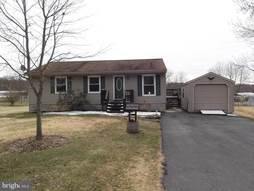 Well maintained raised ranch on 1/2 acre country lot-This home features 3 bedrooms, 1 1/4 bath, new kitchen countertops and tile backsplash-Finished lower level-One car detached garage and a large deck that overlooks pasture area-One year home warranty included-Call to set up a private showing today!
