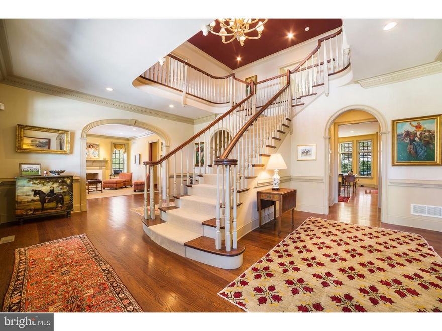 Welcome to 959 Garrett Mill! Shady Grove, previously a one room school house built in the 1850's was added onto in 2002 to make a fully custom 7,500 sq ft home located within the heart of Willistown Township. No detail has been missed. From the center hall foyer to the gourmet kitchen, from the school house to the study, all equipped with custom woodwork, beautifully finished hardwood floors, premium fixtures and finishes. An entertainers dream home with a flow that feels natural. The five fireplaces warm your heart on chilly nights. The master bedroom suite provides the perfect resting place at the end of a long day. The other four bedrooms do not disappoint either and are well lit with large closets. The basement can be used for storage as well as the 3rd floor. A 3 car garage, porch, patio, and lush green yard round off the exterior. Surrounded by acres and acres of conserved land, wooded areas, trails, and peace and quiet. Easy access to and from Center City, the Philadelphia International Airport, and the Main Line. Conveniently located close to the shopping and dining in Newtown Square, West Chester, Wayne, and Malvern. Schedule an appointment today!