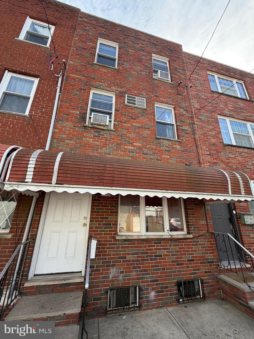 Three-story brick townhome in the highly sought-after Passyunk Square section. With a little TLC, this property is a great opportunity to renovate and build instant equity. 606 Federal Street offers 4 bedrooms, 1.5 baths, and over 1,400 square feet of living space. The first floor features a spacious living room and kitchen with access to an enclosed rear yard—perfect for entertaining. The second floor includes two bedrooms and a full hallway bath, while the third floor offers two additional bedrooms. Ideally located just blocks from the Italian Market, Passyunk Square, and Washington Avenue shopping, with easy access to public transportation. A great opportunity you don’t want to miss schedule your tour today.