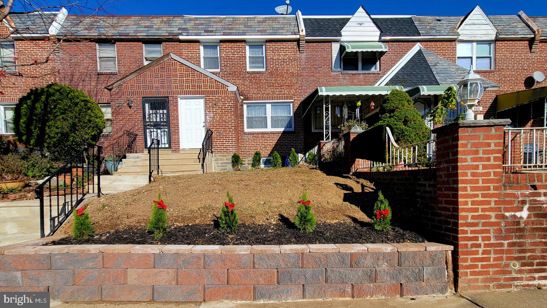 Move right in this this completely renovated Mount Airy home on a Great Quiet block. Enter a bright living room soaked in natural light that flows to a completely open floor plan with trendy finishes. Brand new floors throughout the 1st floor and 2nd floor. The updated new modern kitchen features new granite counter tops, a glass tile backsplash, a large island and all new stainless steel appliances and garage disposal. The finished basement has a full bath with a stand up shower. It's the perfect space for entertaining and watching the game or extra bedroom. Upstairs, you'll find 3 spacious bedrooms each with its own closet space. The hall main bathroom has been tastefully updated with a tub surround and stand up glass enclosed shower. The full basement offers a great space for storage and laundry. Additional features include a new water heater, electric fireplace, and new HVAC system with central air.