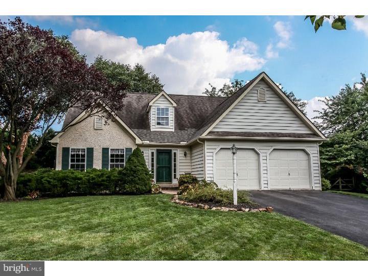 Fabulous Cape in popular Bancroft Woods!  Beautifully maintained and totally updated. Shows like a model.  Updated kitchen with Silestone countertops, hardwood, tile backsplash, and newer Bosch dishwasher leading to bright breakfast room.  Spacious family room with gas fireplace, vaulted ceiling and sky lights. Formal Dining Room with tile flooring, chairrail, crown molding and wainscoting.  Cozy sunroom with cathedral ceiling, skylights, tile flooring and access to deck.  First floor master suite with spacious bath, walk-in closet with organizers.  Second floor offers two additional bedrooms and hall bath.  Partial basement with wooden shelving - great for storage.  Incredible fenced private backyard with Trex deck and new paver patio.  Many recent updates including new carpet throughout and new hot water heater. Public Water and Sewer.  Gas Heat.  Minutes to the new Bancroft Elementary.