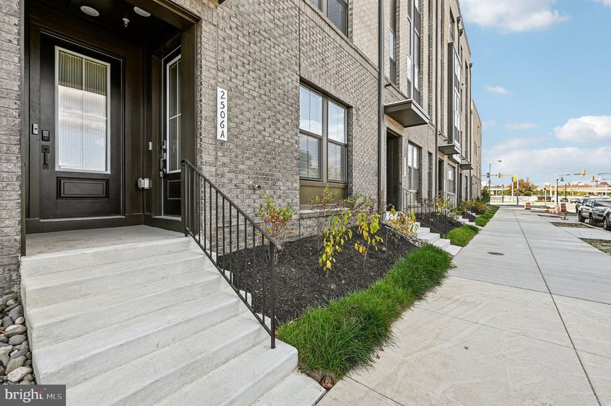 Welcome to 2506A W Peninsula Drive, a contemporary 3-bedroom, 2.5-bath home offering approximately 1,600 square feet of beautifully designed living space in the waterfront community of Locke Landing in Port Covington. Built in 2025, this modern residence combines sleek finishes, energy-efficient construction, and a convenient city location just minutes from downtown Baltimore.

The main level features an open-concept layout ideal for everyday living and entertaining. The gourmet kitchen showcases quartz countertops, a large center island with seating, stainless steel appliances, and contemporary cabinetry, all seamlessly connected to the bright living and dining areas.

Upstairs, the spacious primary suite offers a walk-in closet and private bath with dual vanities and a glass-enclosed shower. Two additional bedrooms, a full hall bath, and a conveniently located laundry area complete the upper level.

Outdoor living includes a private balcony—perfect for relaxing or enjoying views of the surrounding community—and an attached one-car garage provides added convenience and storage.

Residents of Locke Landing enjoy access to community amenities including a clubhouse, pool, and scenic waterfront walking trails. The location offers quick access to I-95, downtown Baltimore, the Inner Harbor, and nearby dining, shopping, and entertainment. Sports fans will love being just minutes from M&T Bank Stadium and Oriole Park at Camden Yards, as well as the vibrant Federal Hill and Locust Point neighborhoods.

This home is available for lease unfurnished, or fully furnished for $4,500 per month, offering a turnkey opportunity for those seeking a move-in-ready experience in one of Baltimore’s most exciting new waterfront neighborhoods.

With its modern design, low-maintenance lifestyle, and unbeatable location, 2506A W Peninsula Drive offers the perfect balance of comfort and urban convenience in the heart of Baltimore’s dynamic Port Covington area.