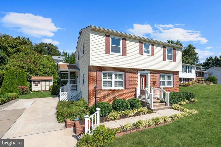 Beautiful Colonial in the Silvergate Village community of Nottingham!  Enchantment begins upon foyer entry as you  take in the rich hardwood floors, fresh color palette and crown molding!  Step into the light filled living room welcoming you with picture molding perfect for displaying precious memories to share with family and friends before enjoying year-round celebrations in the stunning, designer inspired dining room.  Let the kitchen provide ample opportunity to create gourmet meals boasting complementary cabinet crown molding with ample storage adjacent to the casual family room boasting access to the impressive exterior composite deck plus vaulted ceiling screened porch ideal for entertaining and seamless indoor and outdoor living.  Ascend to the serenity of the upper level to relax and unwind in the freshly painted primary bedroom offering plush carpet and full bath for a truly private atmosphere.  Three additional bedrooms and upgraded bath complete the sleeping quarters. Rejoice in uncovering hardwood floors underneath carpeted rooms to expand your design options! Possibilities are endless in the lower-level recreation room accented by textured panel walls and separate storage/laundry area with plenty of room for a workshop where your creativity can flourish.  This charming home has been meticulously maintained and updated by the nearly lifetime owners inviting you to experience the same joy.   Plenty of nearby entertainment and recreational venues such as Honeygo Run Regional Park that’s just a two minute drive or sidewalks to conveniently take you there.  Honeygo Village Center with local dining favorites.  Conveniently located near a variety of shopping and dining options with all that Baltimore has to offer close by with the National Aquarium, Camden Yards and M&T Stadium and more. Outdoor adventure awaits at nearby Patapsco Valley State Park, The Woodlands Golf Course, and the Inner Harbor. Major commuter routes include I-95, I-695, US-Rt. 40 and MD-Rt. 7.   Updates include a furnace and water heater!