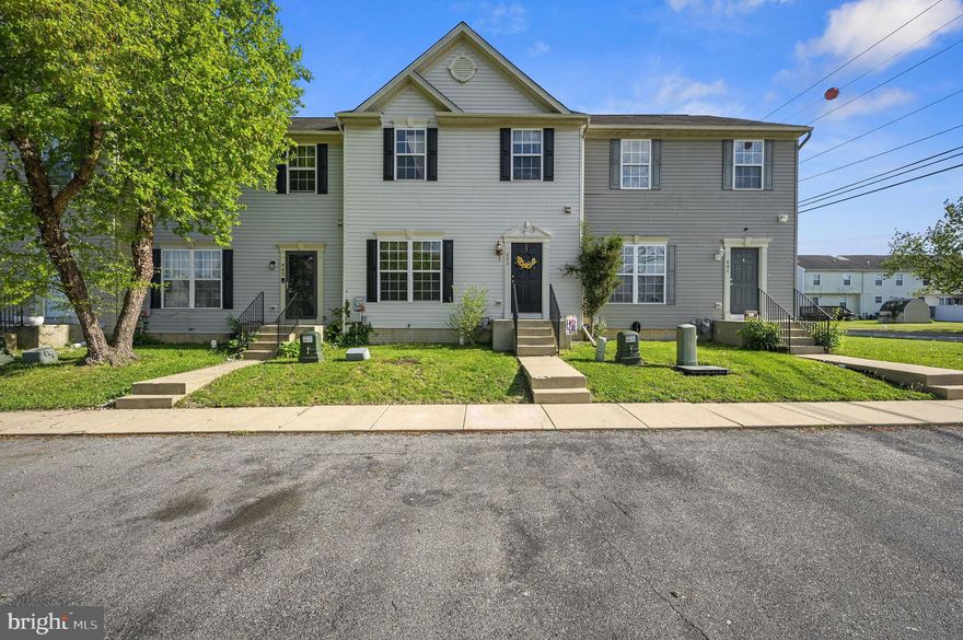 Looking for the perfect starter home, here it is! This well maintained 4 bedroom, 2.5 bath townhome is move in ready and waiting for its new owner! Entering the main level of the home you'll notice the attractive espresso colored LVP flooring,large picture window, coat closet and convenient half bath. The roomy kitchen boasts stainless steel appliances, 42-inch cabinetry w/ pull out shelving, center island and pantry. The eat in dining area has glass sliders leading to a deck and fully fenced backyard. The upper level of the home has 3 nicely sized bedrooms and 2 full baths. The main bedroom offers a private bath and a walk-in closet. There is a partially finished basement, currently being used as a 4th bedroom, w/ walkout stairs to the backyard and an unfinished storage/laundry area. The HVAC was inspected and serviced in 2025, water heater installed 2020, new carpet in 2022 and all appliances are included but being sold as is. To save the buyers some money and offering them peace of mind, the seller has already had the home inspection and WDI inspection completed. Reports available upon request. Conveniently located close to all the amenities the Town of Smyrna has to offer including restaurants, shopping, parks with easy access to RT's 1 and 13. Schedule your tour today, you'll be happy you did!
