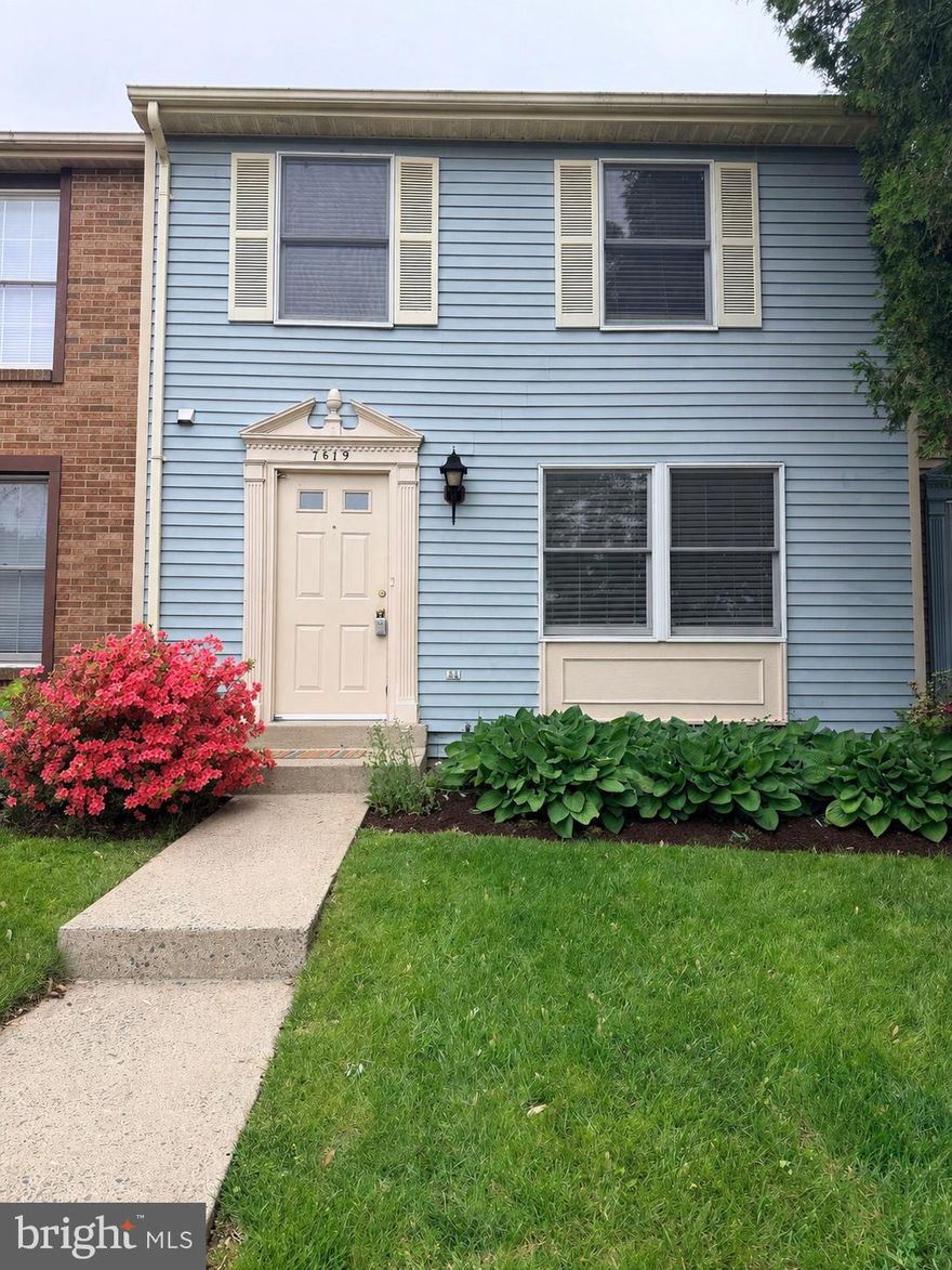 Rare Townhome Opportunity in Park Overlook 
Welcome to 7619 Nutwood Ct, a charming and well-maintained townhouse in the highly desirable Park Overlook community—just minutes from Shady Grove Metro and King Farm shopping.
This spacious 1,820 sq ft home offers a perfect blend of comfort and modern updates across three finished levels. The main level features newly refinished hardwood floors in a bright, generously sized living room with built-ins and a separate dining room with a stylish new chandelier.  Step outside to your own private retreat—an expansive deck and newly fenced backyard, perfect for morning coffee, evening unwinding, or effortless entertaining. The updated kitchen features modern appliances and durable LVP flooring. Rounding out the first floor is a beautifully updated powder room and spacious coat closet. Upstairs showcases a large primary suite with a walk in closet and en suite bath.  Two additional bedrooms share a refreshed hall bathroom.  The fully finished walk -out lower level provides even more versatility, with a generous recreation room anchored by a cozy fireplace, an additional updated powder room, and ample storage with a full size washer and dryer—ideal for work, play, or relaxation. Additional highlights include fresh paint throughout, updated lighting fixtures, and an assigned parking space! The low HOA fee covers access to the community pool, lawn care (mowing), trash, and snow removal.Perfectly positioned near shopping, dining, parks, golf courses, and the natural beauty of Lake Needwood, with easy access to major commuter routes including the ICC, this home offers not just a place to live—but a lifestyle to enjoy. Don’t miss this exceptional opportunity in a vibrant, well-connected community!
