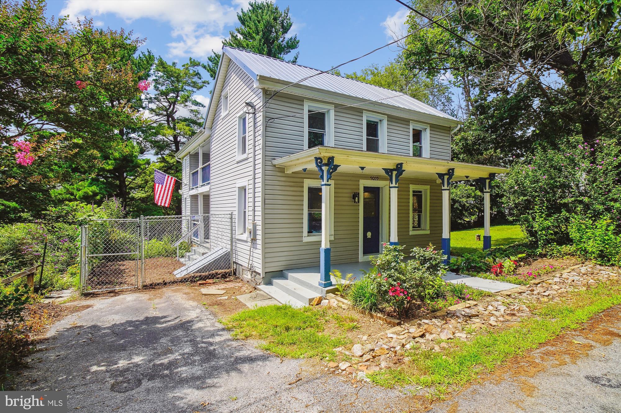 Just outside the town limits of Boonsboro lies a beautifully preserved and updated farmhouse, originally built in 1873. It is surrounded by family homes and working farms. This inviting home blends historic character with modern comfort, offering a peaceful country setting without sacrificing convenience.
The home features three bedrooms, one full bathroom and one half bathroom. A renovation in 2020 brought important updates while preserving the home's timeless charm, starting from the beautiful front porch! There are exposed log walls, restored hardwood floors, new kitchen and baths, new thermopane windows and stairway to hidden attic hideaway! Heating and cooling are handled by efficient HVAC mini-split systems that provide comfort throughout the year. Bringing the outside in, there are side covered porches on the main and upper level! In addition to this, there is a walk up unfinished attic and a partial cellar. As you can imagine, the ceilings are not typical for today’s standards but very typical of an 1873 house; they are meant to keep the heat and cooling air comfortable.
While the inside of this home is special, there is nothing like what awaits you outside. 1.5 acres of land to do with what you wish, including a fully restored barn with one stall, feed/tack room and hay loft, large chicken coop, a gardening shed, and a deck. The full front porch and double-level covered side porches offer additional space for relaxing or entertaining, with views of the surrounding landscape.
The property is served by a private well and septic system. Just 15 minutes from the MARC train and easy access to Frederick, DC and Baltimore. A variety of local attractions are nearby, including the Appalachian Trail, the National Road, Washington Monument State Park, South Mountain and Antietam National Battlefields. The C&O Canal Towpath and Harpers Ferry Historical Park are located 25 minutes away.
This home offers a rare opportunity to own a piece of the past, updated for modern living, in a serene and scenic setting just a short drive from town.