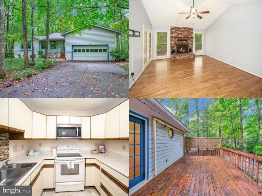 Welcome to this charming 3-bedroom, 2-bath home nestled in the highly sought-after community of Lake of the Woods, VA. This beautiful home offers fresh carpet, a spacious and inviting layout, perfect for both relaxation and entertaining. Step inside to find a bright and airy living room that flows seamlessly into the dining area and kitchen, creating a warm and welcoming space. You love the woodburning fireplace on those cool Virginia evenings. The kitchen features ample counter space and cabinetry, ideal for home chefs. The primary bedroom offers a private en-suite bath with walk-in closet, while two additional bedrooms provide flexibility for family, guests, or a home office.

Outside, enjoy the serenity of your private backyard, perfect for outdoor gatherings or peaceful mornings with coffee. The spacious back deck features both an open area and a cozy screened in area. This home also includes access to the many amenities of Lake of the Woods, including a private lake, golf course, parks, walking trails, fitness center, and more. With its prime location, just a short drive to shopping, dining, and local attractions in Locust Grove,  Fredericksburg, and Culpeper, this home offers the perfect blend of comfort and convenience in a picturesque setting. Don’t miss the opportunity to make this delightful property your new home.