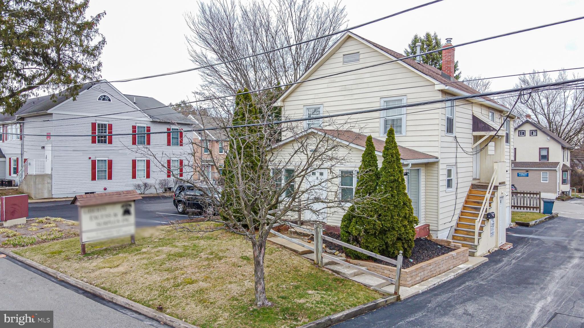 Great opportunity for multi family property with convenient access to Routes (3), (252) and Bishop Hollow Rd. Currently being used as professional/office space. The zoning does allow multi unit apartments with the appropriate plan. This unique property has 8 dedicated off street parking spaces, has 2008 square feet of finished space divided into 2 units, 1st and 2nd floor. Both units have private entry and access. The 1st floor unit has open floor plan with waiting room, large office space and conference area with refurbished hardwood floors throughout. The 2nd floor unit has 5 rooms with private access from side stairwell. Both units have separate/individual heating and a/c units as well as separate alarm systems. This is a ideal opportunity for a owner occupant in one unit and lease the other. Please contact agent for more information and virtual tour. Also listed as a commercial multi use property - PADE515886 and a residential property - PADE