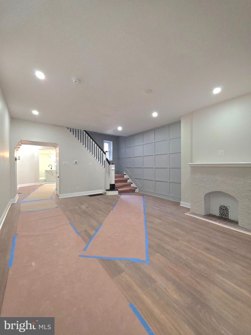 Welcome to this stunning and spacious 3‑bedroom home featuring 3 full bathrooms and 1 half bath, thoughtfully crafted for modern living. The open floor plan is filled with natural light and offers generous room sizes throughout, creating a warm and inviting atmosphere. The beautifully updated kitchen showcases a stylish center island, brand‑new appliances, and ample workspace—perfect for cooking, entertaining, and everyday living. Upstairs, you’ll find well‑appointed bedrooms, including a primary suite with its own private master bathroom, providing the comfort and privacy every homeowner deserves. Each bedroom offers excellent closet space, ensuring plenty of storage without compromise. The finished basement adds valuable versatility, complete with a full bathroom, making it ideal for guests, a home office, or an additional living area. Enjoy outdoor living with a welcoming front porch and a backyard area perfect for relaxing, gardening, or hosting gatherings. With abundant natural light, spacious rooms, and thoughtful updates throughout, this home delivers the perfect blend of comfort, style, and functionality.