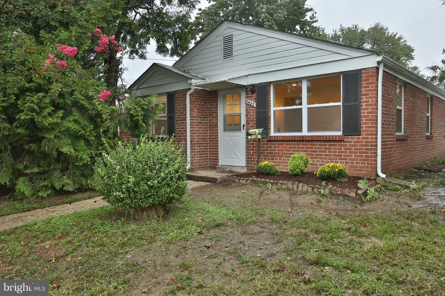 A must-see! Stunningly beautiful & thoroughly renovated to perfection, Sub-urban rambler/ rancher on a corner lot, cutting-edge contemporary design, fine quality open floor kitchen w/ peninsula, fashioned backsplash, All new SS appliances, new Luxury Vinyl Plank, fresh paint, new bedroom carpet, new bath, new washer dryer & all windows, lots of light, w/ 2-car car port. Great for DC commuters!