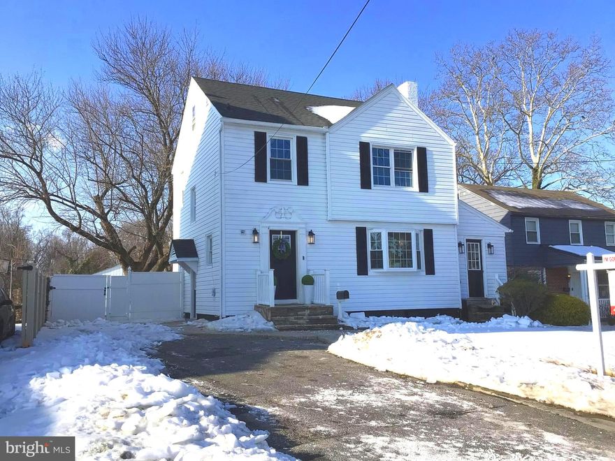 Welcome to this beautifully renovated,  spacious colonial single family home!!  
You won't be disappointed when you step in to this well kept updated home. This house boast of luxury wood floors, a spacious living room and formal dinning room. The kitchen comes with plenty of cabinet space with Quarts counter tops and smart wifi stainless steel appliances. Imagine watching your favorite youtube cooking show on your smart refrigerator while cooking dinner! Or walking out and having breakfast on your large deck off the dinning room in your huge back yard. Upstairs you will find 3 bedrooms and 1  custom tile bathroom with a smart bluetooth speaker fan that lets you enjoy your favorite tunes when using the bathroom,
Contemporary lighting through, and to finish it off a fully finished basement thats large enough to add  a 
4th bedroom,  that comes with a full bathroom with shower and custom fireplace wall. Use the basement as an in-law suite or rent it out for extra income. It comes with a separate side door entrance.
The home has a large storage shed and 4 car driveway depending on the size of your vehicle. 
Centrally located near shopping, golf course, minutes from Rt 695, 70, 83 and downtown.
Hurry this one won't last!!!!