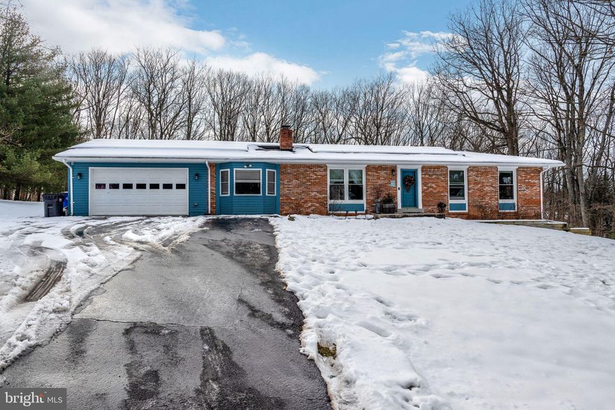 Welcome to Mount Airy's finest of homes. Wow, does not scratch the surface of this renovation. As soon as you walk through the doors, your heart will jump for joy.  The fun loving vibe and open floor plan is all that you have been dreaming of. A beautiful conversation room to watch movies on the TV or settle in with friends. An oversized center island for entertaining, stainless steel appliances, and granite countertops make this kitchen great.  The dining area has a tray ceiling and is perfect for the farm table you have had your eye on. It has a garden window perfect for sunbathing your plants and flowers. Take note of all the built-ins and custom features. A backsplash, wine refrigerator, and glass cabinets to show off your exceptional wares, plus a pantry, too! There are luxury vinyl plank floors throughout this home. The main hall bath is unique and has a tub-shower combo. The bedrooms all fit queen and king beds, and most have ceiling fans. The primary suite has a primary bath and plenty of closet space. The lower level was finished in 2022. Everything here is new, from the floors to the drywall. You will love the foe wood beams in the family room. The new laundry room has a new washer, dryer, and wet sink. The fourth bedroom is here and easily doubles as a work-from-home office. The powder room is new too. There are sliding glass doors down here that lead to the sideyard.
Step outside to the ultimate party/entertaining space.  The pool and bar area provide endless summer fun with family and friends. The generator conveys so you will always be up and running. There is an entry from the backyard to the garage, where you will find a stove, refrigerator, and microwave perfect for events at home. The two-car garage means never having to shovel snow and scrape ice again. This is what you have been waiting for. Country feel, yet minutes to downtown Mount Airy shopping, restaurants and more.