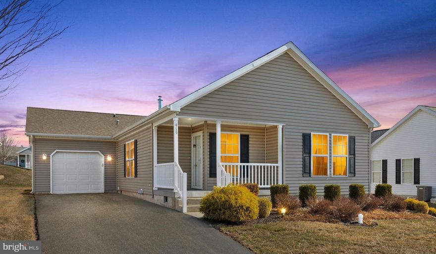 Blue Bell Springs, a vibrant, popular, 55+community is the place for one floor living.  Blue Bell Springs is an active adult community known for its pristine streets with Belgian block curbs.  This ranch home is in move in condition and is located away from traffic on a cul de sac. The property exudes sophistication and offers a spacious living space with hardwood floors and a smart layout. The light-filled rooms create an inviting ambiance, while the king-sized primary bedroom boasts ample closet space, double vanity, and a shower. The home features gas heat and central air conditioning, ensuring year-round comfort. The attached garage provides convenient access through the laundry/mudroom, adding to the home's functional layout. Step outside to the tranquil patio, ideal for enjoying the outdoors in style.  Residents can take advantage of numerous nearby amenities, including access to several golf courses, restaurants, and grocery stores. Additionally, the community hosts various events at the gazebo, providing ample opportunities to connect with neighbors and partake in enjoyable activities.