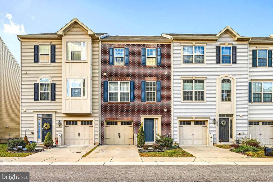 Welcome to your like-new townhouse, built in 2018, offering over 2,500 square feet of luxurious living space. This home features 3 spacious bedrooms, 2 full baths, and 2 half baths. Upon entry, you’re greeted by a welcoming living area and a convenient half bath. There is also access to the attached garage on this level which provides secure parking and additional storage. Head upstairs to the main living level which showcases a chef’s dream kitchen with stainless steel appliances and stunning granite countertops, perfect for cooking and entertaining. Adjacent to the kitchen, the open-concept living and dining areas flow seamlessly, with access to a private deck, ideal for relaxation and outdoor dining. The upper level boasts 3 generously sized bedrooms, including a primary suite with two walk-in closets and a spa-like bathroom featuring a dual vanity, soaking tub, and walk-in shower. An additional full bath serves the other two bedrooms, and the convenience of an upstairs laundry room makes everyday living a breeze. Situated in a prime location, this townhome offers easy access to Baltimore, DC, and Annapolis, making it perfect for those seeking convenience and comfort. Schedule a showing to discover your dream home!