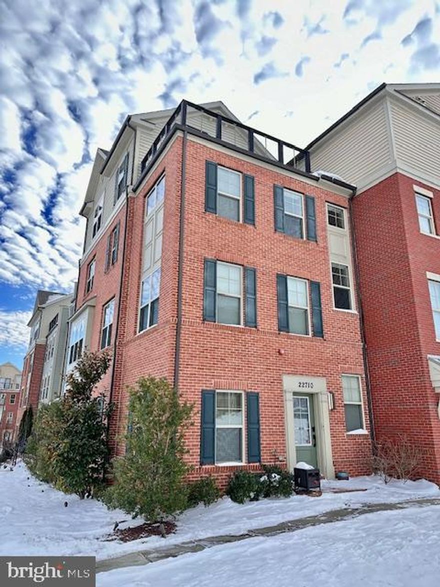 Welcome to this modern 4-level end unit townhome in the sought-after Cabin Branch community. This stunning home boasts 4 bedrooms, 4.5 bathrooms, and spans across 2696 square feet, offering ample space and contemporary living.

The main features an open floor concept, featuring engineered wood flooring and built-in speakers throughout the home. The sleek kitchen is equipped with LG appliances and opens to a deck, perfect for al fresco dining and entertaining. The home also includes a 2-car garage, ensuring convenience and security.

The third floor encompasses 2 bedrooms, each with its own full bathroom, while the fourth floor hosts a luxurious primary bedroom complete with a full bath, walk-in closet, and a wet bar, leading out to a private rooftop terrace with captivating area views.

For convenience and ease the laundry room is on the bedroom level. There is also a cozy fireplace on the main level, adding a touch of sophistication to the space.

This home is designed for modern living, offering comfort, style, and convenience. With its prime location in Cabin Branch, this property presents a unique opportunity to enjoy a contemporary lifestyle in a vibrant community.

Don't miss the chance to make this exceptional property your own. Schedule a showing today and experience the epitome of modern living in Clarksburg, MD.