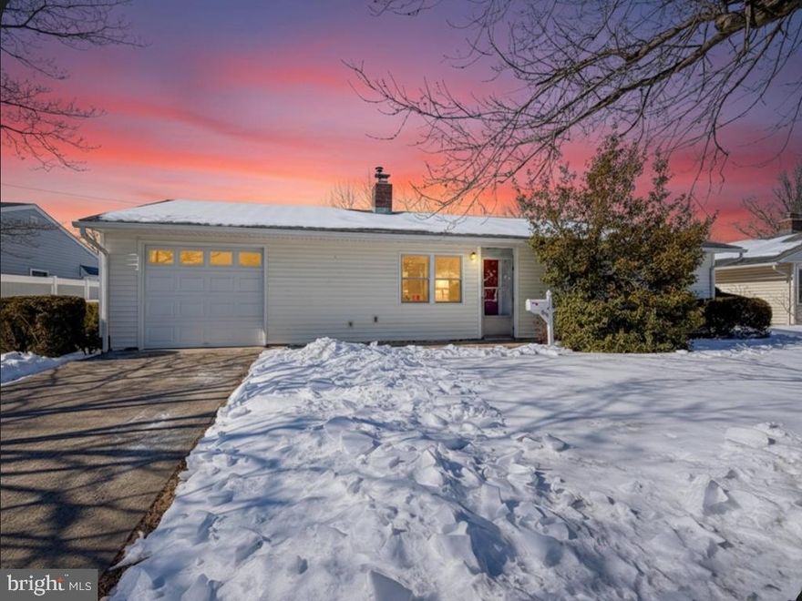 This home has been lovingly maintained by the same family since 1953.   Located in award winning Pennsbury School District this home can be utilized as a 3 bedroom or 2 bedroom with the retractable wall.  Upgrades include: 
- Replacement windows throughout as well as a slider door to the backyard 
- Vinyl siding.  
- Roof shingles were replaced and gutters were added
- Main sewer line was replaced from the bathroom to the backyard
- Underground oil tank was removed and replaced with an above ground double containment tank
- The oil fired heater was replaced and now includes a hot water coil and new chimney flue. 
The garage walls were finished.  Inside the home the kitchen was updated with new cabinets, Pergo flooring throughout, fresh paint, new closet doors and ceiling lights in each bedroom.   Eat in kitchen has garage entry access  and separate laundry area.  
This home is move in ready!  Call to schedule your showing today