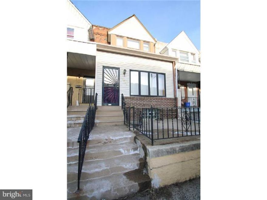 Lovely house in the Eastwick section of Philadelphia. Enter house to an enclosed porch and into a nice size living room with wall to wall carpeting and h/w floors underneath that leads right into the dining room area. Kitchen has recently been updated and has all new stainless steel appliances and exits into fenced in backyard that is perfect for entertaining. Basement is unfinished with cement walls which offers plenty of storage and could easily be finished. Second floor has 3 B/Rs and nice tiled bath. Master B/R is in front of house. Very nice size with plenty of closet space. Newer heater and water heater. Excellent opportunity for first time home owner.