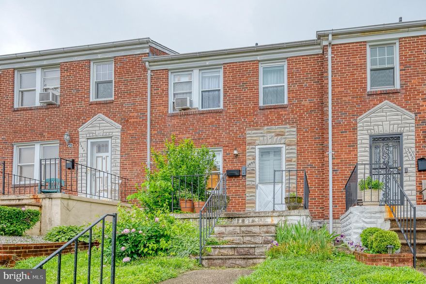 Welcome to 3446 Woodstock Avenue. This home has numerous recent updates, including a new roof (2018);   water heater (2019); washing machine (2019); refrigerator (2017); and stove (2022). There are hardwood floors that can easily be refinished in your preferred shade. The renovated kitchen has gorgeous quartz counters, stainless steel appliances, a double sink and exits to the covered rear porch. Upstairs, the full bathroom was also renovated with quartz vanity and beautiful tilework. There are three bedrooms with fresh, neutral paint and attic access for extra storage. The lower level is partially finished with a large family room and laundry room/storage/utility room with another full bathroom. It exits to the rear fenced yard. This home awaits your finishing touches.