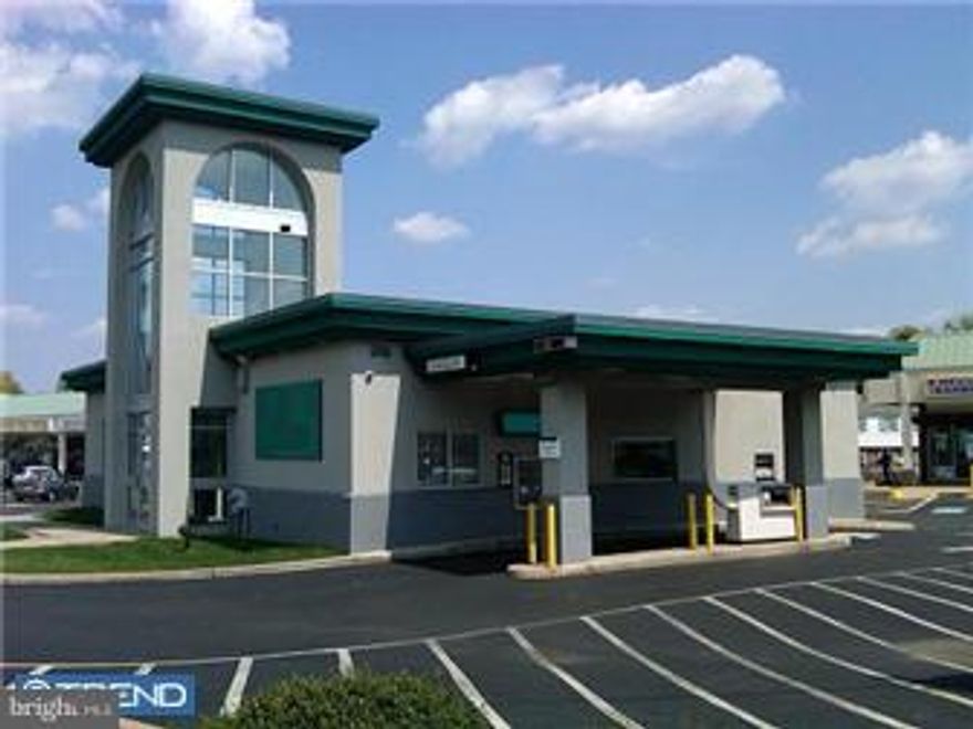 This property is for Lease.  13 year old bank branch on .43 acres with drive-thru in the middle of active 28 store Northeast Shopping Center.  190' frontage on Bustleton Avenue.  Easy access to Bustleton Avenue.  Great visibility.  Traffic light intersection.  Highly populated residential community.  Ample parking.  Can be pad site or use existing building.  Taxes are $13,000/year for 2014.