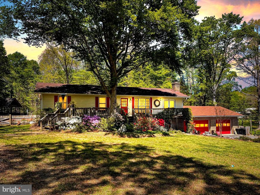 Additional Non-contiguous Parcel Available with optional boat ramp access to Potomac Creek.  Flexible Property available for you now. This 55.67-acre (3 parcels) property offers a private oasis that combines modern comforts with rural charm, perfect for buyers seeking a retreat that is both tranquil and full of potential. A 4-bedroom, 2-bath bungalow with spacious main bedroom and spa-inspired bath is the heart of this property. The oversized main bedroom is a true sanctuary, featuring a walk-in closet and an attached bath with marble tiles, a double vanity, walk-in spa shower, and jetted soaking tub — ideal for relaxing after a long day. The kitchen is a chef’s dream, with a large central island, granite countertops, stainless steel appliances, and a Viking range hood (new motor 2023). The kitchen opens seamlessly to the family and dining areas, offering the perfect flow for entertaining or family gatherings.  Motivated Seller. 

Outside, the property is an entertainer’s dream. The hot tub and heated saltwater pool surrounded by beautiful decking create a peaceful space to relax or host friends and family. A pool house features a bar area with a sink, refrigerator, and ice maker, as well as a small kitchen, half bathroom, and poolside outdoor shower — perfect for outdoor gatherings or relaxing escapes. Adjacent to the pool area, the gazebo with hanging egg chairs provides a cozy retreat with an overhead fan to enjoy on warm days. For car enthusiasts or small business owners, the high-bay shop building is a standout feature. It includes space for up to 7 large vehicles, a 10K lb lift, tool cages, a commercial auto vacuum, a restroom, and a wood stove for added warmth during winter months. The shop has a separate office area, with a half-bath, and a 900 lb ice maker. Under the same roof, there is a 2-bedroom apartment with walk-in closets, an eat-in kitchen, living room, and a washer and dryer — providing ideal space for guests or potential rental income.

The property offers a 3-hole golf course right outside the front door, providing a fun and private space for golf enthusiasts. A private pond and creek add natural beauty and tranquility to the landscape, perfect for wildlife watchers and nature lovers. An additional parcel (VA2026478) with community water access rights to Potomac Creek and the Potomac River is available, featuring a boat ramp and day pier — ideal for boaters.

The home has received several updates to ensure modern comfort, including a new architectural shingle roof (2025), a new heat pump (2023), and a new vinyl pool liner (2023). The exterior of the home is constructed with Hardie Board siding, known for its durability and low maintenance. Utilities include a private 8-inch drilled well (300+ feet deep) with a filtration and conditioning system, a 4-bedroom septic system (per seller), and 200 amp electric service at both the house and shop. Verizon FiOS high-speed broadband is available, a rarity in the area, providing excellent internet access for work or leisure.

This remarkable property is partially wooded, providing privacy and room to roam. The friendly Labrador dogs on the property will typically be secured in the shop office during showings, but they may bark to alert arrivals — they are not aggressive, but caution is advised. There is a lumber mill in a small shelter beyond the shop, which does not convey with the real estate sale but may be purchased separately if desired.

A perfect combination of work-near-home flexibility and relaxing retreat, this property offers the best of both worlds. Whether you're a car enthusiast, hobbyist, small business owner, or simply someone seeking a private sanctuary to enjoy nature, relaxation, and modern luxury, this offering is sure to exceed your expectations. Located just minutes from town conveniences, yet nestled in its own private world, the possibilities are endless. Don’t miss the chance to make this exceptional property your new home.