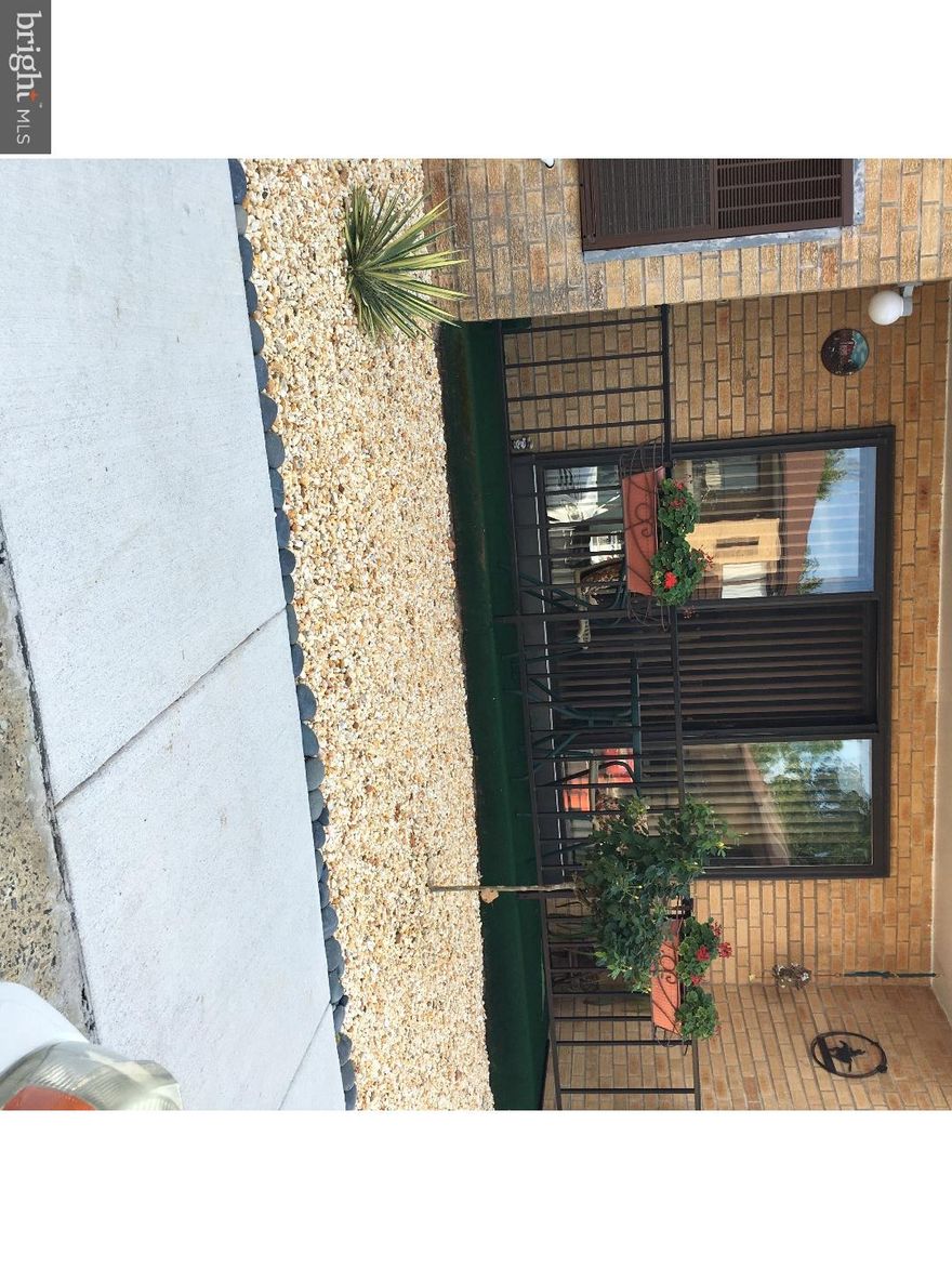 This is a 2 bedroom, 2 bath first floor corner condo.  This condo has a beautiful front setting that located off the main entrance road. The unit has large living room and a formal dinning room.  The full kitchen has ceramic floors with updated custom wood cabinets; all kitchen appliances are included with this sale.  The master bedroom has a large walk in closet.  This property is being sold "As IS".  The property is close to public transportation and shopping.  The owner is motivated! Bring an offer!