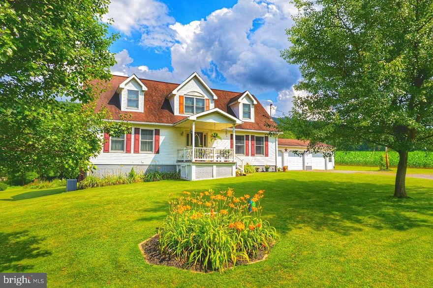 Heart of Dutch Corner Farm - Bedford, PA

Escape to the picturesque beauty of Dutch Corner with this stunning 209-acre farm located in Bedford, Pennsylvania. Embrace the tranquility and abundance of nature while enjoying modern comforts in the newer Cape Cod style home built in 1998. Priced at $1,500,000, this property offers a remarkable opportunity to create the farmstead of your dreams.

This expansive property features a newer Cape Cod home with a comfortable and spacious layout. The main level offers a bedroom and full bath for convenient living, while the upper level boasts two generously sized bedrooms connected by a Jack and Jill bathroom.

The fully finished basement has been thoughtfully designed, including a second kitchen for canning, providing the perfect space for preserving your bountiful harvest. Additionally, a family room in the basement offers a cozy retreat for relaxation.

Step outside onto the large covered back porch and be enchanted by the breathtaking Mountain Views. It's an ideal spot for savoring morning coffee or hosting gatherings with friends and family.

The property also includes a detached 3-bay garage, offering ample space for parking, storage, and workshop needs. A bank barn with a newer roof and several other sheds provide ample storage for farm equipment and supplies.

Discover a charming old farmhouse on the property that can still be inhabited. With its wraparound porch adorned with a grape arbor, this dwelling possesses great potential for restoration and modernization.

Embrace the beauty of a spring house and a small pond, adding to the property's allure and providing water sources for various purposes. Enjoy the benefits of seven springs and a stream flowing through the property, providing essential resources for the farm and potential irrigation.

The farm is nestled in the heart of Dutch Corner, Bedford, PA, an area renowned for its natural beauty, rich history, and agricultural heritage, making it an ideal place for farming and country living.

Don't miss this exceptional opportunity to own a piece of the Dutch Corner paradise. With 209 acres of lush farmland, woodland, and mountain ground, along with a newer home, bank barn, spring house, and other features, this property is brimming with potential. Embrace the charm of rural living and create lasting memories on this captivating farmstead. Call now to schedule a viewing and witness the beauty of this gem firsthand.