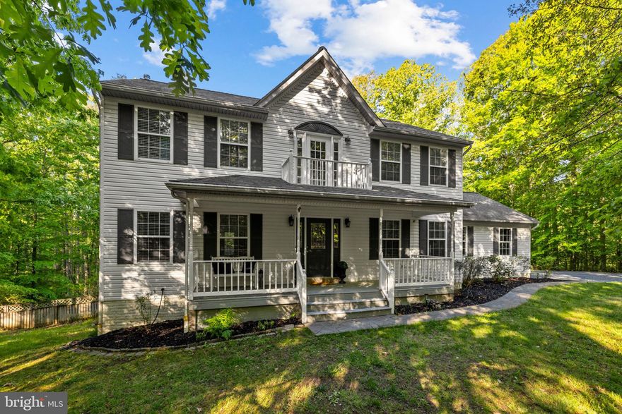 This beautiful home is a gem!  Gleaming hardwood floors, updated kitchen opening to living areas and beautiful vistas from every window!  3 spacious bedrooms on upper level with 2 bonus rooms and 2 full baths.  The lower level is light-filled and offers multiple possibilities for additional living/rec spaces as well as in-law suite.  So many possibilities for outdoor living with covered front porch, huge rear deck and stone patio.  Over-sized 2-car garage with mini-split and pull-down stairs to attic offering additional storage.  Enjoy 11.5 acres of privacy, walking trails to Indian Run Creek.  Located in peaceful, sought-after Quail Ridge with high-speed internet and close proximity to both Warrenton and Culpeper!