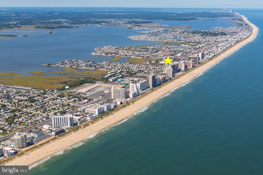 Waterview 3BR/2BA - Balmoral Cove condo overlooking Jamestown Park, offers a private community pool and ONLY 0.01 of a mile to Public Beach access - that's about a 5 minute stroll! Ocean City's beloved Uptown/North-End - close to everything - golf, amusement parks, water sports, world-class dining, and unique shopping. Speaking of shopping - only about 2 miles to the Delaware Beaches' tax-free shopping! 1mi to the incredible Northside Park - 50+ acres of public space - 2 piers, jogging/walking paths, baseball and soccer fields, playgrounds. Move in and relax - the condo association has already done many improvements, and maintains the grass, common areas, community pool, building exteriors, and provides snow removal. This charming home has been lovingly-maintained by the same owner for 30 years. Living room with waterviews, balcony access, dining area - opens into the kitchen w/breakfast bar. Primary bedroom features waterviews and balcony access, ceiling fan, comfy carpet, and a full, en-suite bath w/tub/shower combo. 2 additional bedrooms. 2nd full bath houses the washer/dryer. The living room and primary bedroom balcony overlooks Jamestown Park, a serene green-space offering benches and sidewalks on a lovely, wide canal leading out to the Bay. Sizes, taxes, distances are approximate