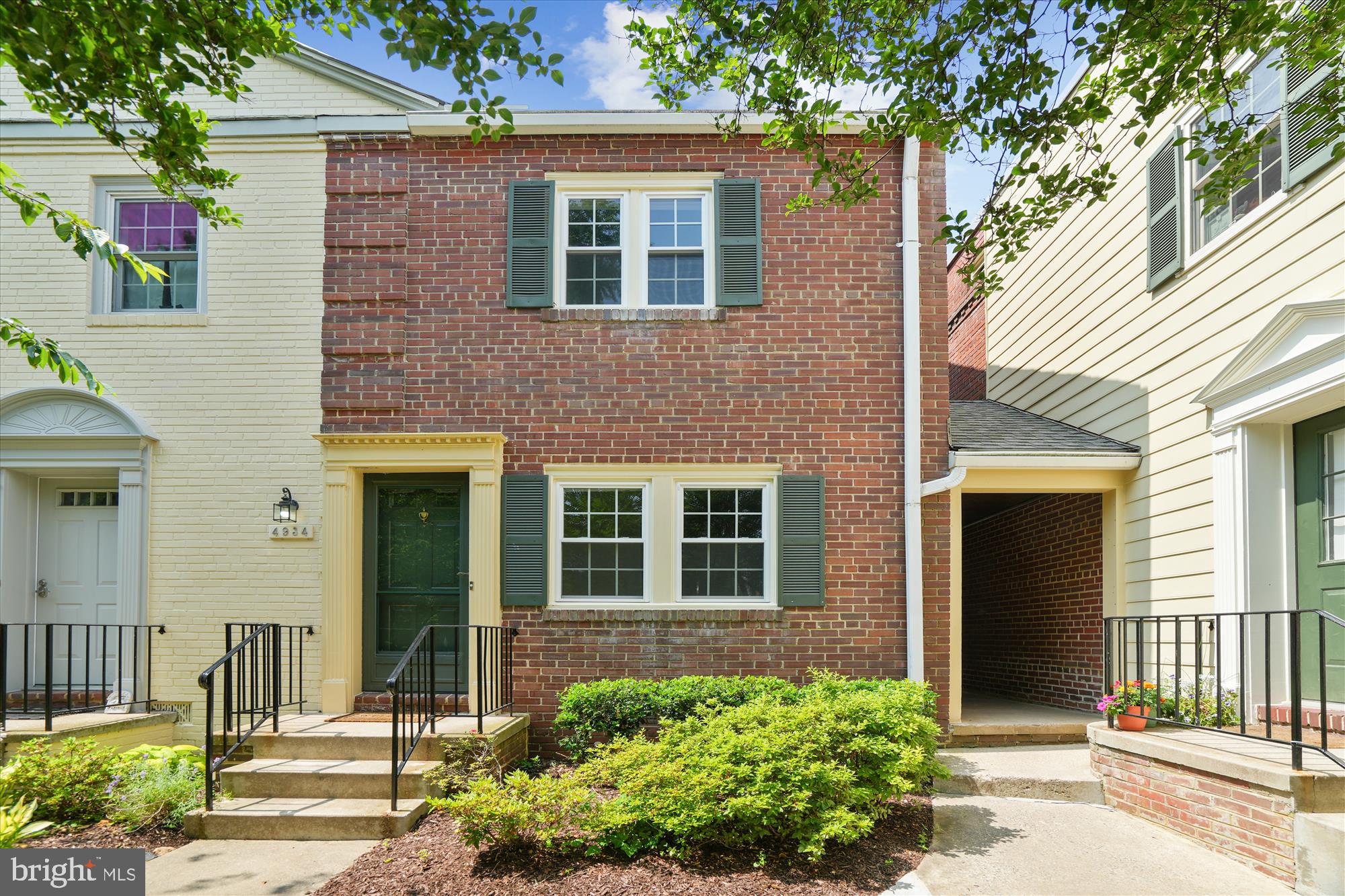 RENTED PARTIALLY FURNISED FOR $3,600 OR UNFURNISHED FOR $3,500. The Kenwood Forest neighborhood is ideally located near downtown Bethesda. This beautiful two bedroom/two and half bath end-unit townhome is tucked deep into the courtyard with easy access to Hillandale road. The main level features hardwood flooring, powder room, an updated eat-in kitchen with quartz countertops and subway tiled backsplash, living room with built-ins, wood burning fireplace and access to deck backing to common area. The upper level has two generously sized bedrooms both with en-suite full baths and separate laundry room with pull-down attic access in hallway. Plenty of parking of unassigned parking with two permits. Enjoy the urban lifestyle in this premier Bethesda/Chevy Chase location, just minutes from downtown's finest amenities, the Capital Crescent Trail, Little Falls Park, Bethesda Pool, Bethesda Row's shopping/dining, Trader Joe's, Target, the new Marriott International Headquarters, and Bethesda Metro Station.