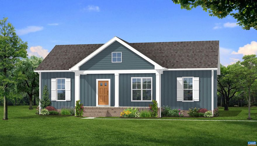 Welcome to your dream home, nestled in the heart of Buckingham County! This beautifully designed 3 BEDROOM 2- BATH home is set to be completed in December 2024, offering modern comforts in a serene, spacious environment. The OPEN FLOOR PLAN combines the kitchen, dining, & living areas into a spacious GREAT ROOM with a CATHEDRAL CEILING, perfect for gathering. The KITCHEN features GRANITE counters, MERILLAT CABINETS, a central ISLAND & a PANTRY. LVP FLOORING runs throughout the main living spaces. Comfortable BEDROOMS :Retreat to one of the three cozy bedrooms, each adorned carpeting for added comfort. These spaces offer tranquility and privacy, ideal for restful nights. Stylish BATHROOMS: The two well-appointed bathrooms feature modern fixtures and finishes. Durable LVP Flooring: Enjoy the beauty of luxury vinyl plank flooring throughout the main living areas, offering durability and easy maintenance, perfect for today?s active lifestyle. Expansive Outdoor Space: Situated on a generous 5-acre lot, this property provides a private oasis where you can relax, explore, and enjoy nature.