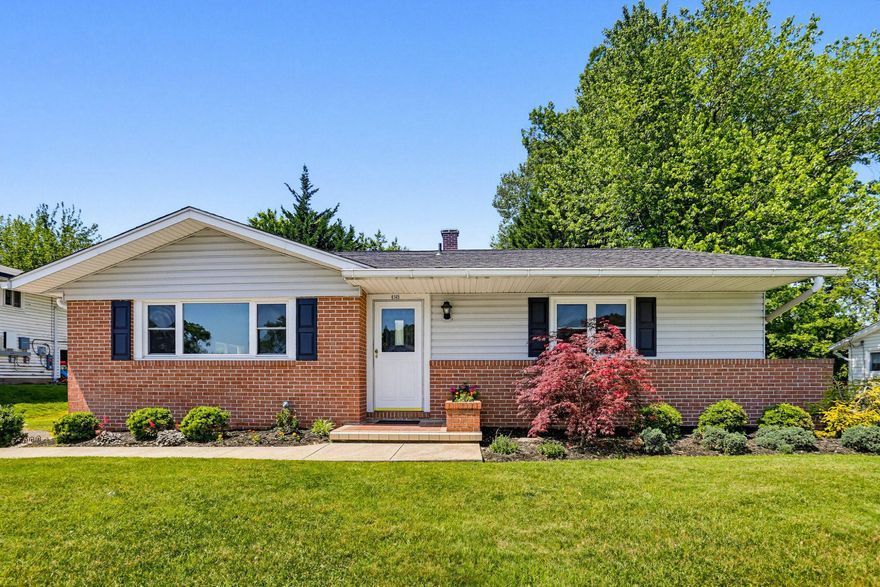 Located in the charming, established neighborhood of Old Court Estates, this beautiful ranch-style home offers a perfect blend of comfort and functionality. Built in 1964, the well-maintained brick and vinyl siding residence boasts nearly 2,000 square feet of finished living space, featuring three bedrooms and three full bathrooms, ensuring ample room for relaxation and privacy. Step inside to discover a bright main level with hardwood floors throughout. Downstairs, the partially finished basement with bonus room provides endless possibilities for customization, whether you envision a cozy family room, a home office, or additional play space. With the roof, water heater and complete HVAC all replaced within the past five years, and newer double-pane, tilt-in replacement windows, siding and gutters, you'll rest easy knowing your budget is safe from unexpected expenses. In summer, your wallet will also appreciate the ceiling-mounted whole house fan, an energy-efficient alternative to running the air conditioning. The generous 0.24-acre lot with level rear yard offers a serene outdoor space, perfect for play, gardening, or simply enjoying the fresh air, and a long, wide driveway offers easy multi-vehicle parking. This home is just a stone's throw away from popular local amenities, ensuring that everything you need is within reach. Offered as-is, don't miss the opportunity to make this charming residence your own!