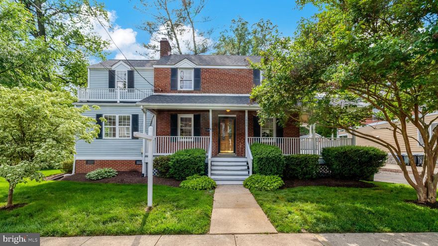 Expected on Market with Professional Photos Friday.   Open Saturday 1-4PM.  
This fresh and expansive Cherrydale property has 4 Bedrooms, 3.5 Bathrooms and almost 2300 above ground Finished Square Feet of living space on a 7,260 Sq Ft Lot.  All less than a mile from Ballston, with its Metro Stop, The Shopping of Ballston Quarter, or a night out at one of its many Top Restaurants.
Entering though the charming wrap-around porch with its’ romantic swing chair, one begins in the living room with its gas fireplace. To the left is a large first floor Bedroom Suite with a Full Bathroom, perfect for visiting parents, an au-pair, or as an office. To the right is a kitchen with tall White custom wood cabinets and an eat in kitchen. The entire back ‘half’ of the main floor are perfect for entertaining with an expansive family room with built-ins and a dining area open to the expansive back deck with covered and uncovered areas.  
The second floor has 3 Spacious Bedrooms and 2 Full Bathrooms. The Primary Suite has vaulted ceilings, a walk-in closet, and an en-suite bathroom. Also on this floor is a large, light-filled office with Cathedral Ceilings and potential to be another bedroom.  
The lower level is a particularly spacious and fresh unfinished space with nice ceiling height, just waiting for you to easily add more living space and value to this charming property. 
Enjoy the fresh air at one of the Several Parks and Playgrounds of the area. Currently Zoned for Top-Rated Glebe Elementary, Dorothy Hamm Middle & Washington Liberty High Schools.
Open Sat 1-4