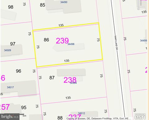 34498 MARYLAND DRIVE FRANKFORD DE 19945