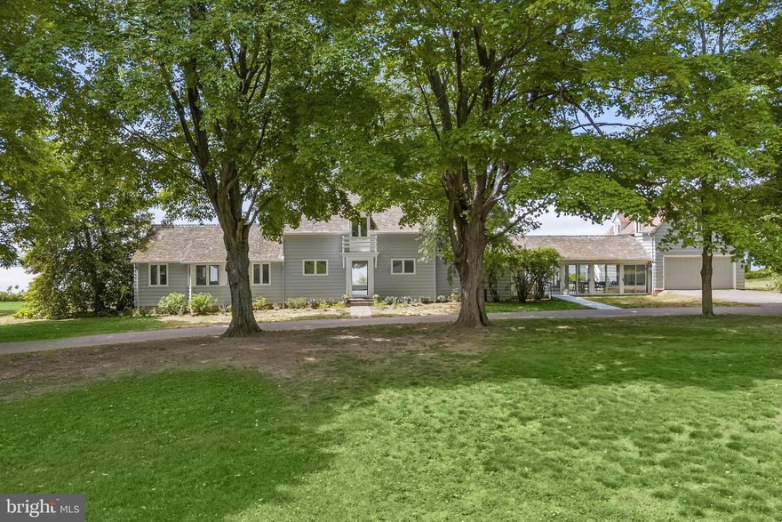 752 Skywater Road is a vintage four bedroom, three and a half bath waterfront property, with breathtaking views of the Magothy River, Chesapeake Bay and Gibson Island Point. A highly desirable house with stunning views from every room and glorious nightly sunsets, this inviting home sits on a magnificent, level, 1.31-acre lot, complete with a full-size built-in swimming pool overlooking the Magothy River. Built in 1939, this special property boasts many original details, including solid oak flooring and built in cabinetry throughout. The main level enjoys an L shaped living/dining room with woodburning fireplace, a table size kitchen, a generously sized sunporch opening to a patio with a full-size pool, an inviting glass and screen enclosed breezeway perfect for entertaining and enjoying the magnificent views, a primary bedroom suite on the main level, an office, and half bath.  Upstairs are two bedrooms and a full bath, and above the two-car garage is an efficiency apartment offering an additional bedroom, full bath and kitchenette.  The garage is connected to the breezeway, and there is a large unfinished basement.

Information on Gibson Island:
Gibson Island is a private island within one hour of Washington, D.C. and Baltimore offering an absolutely extraordinary setting.  The Island comprises 1000 acres with seven miles of shoreline. Two thirds of the Island is undeveloped and is owned by the Gibson Island Corporation, the homeowners' association.  The remaining third is residential home sites. 
Gibson Island is located on the western shore of Maryland, so there is no need to cross the Bay Bridge. On the Island is a 43-acre spring fed freshwater lake in which one may enjoy non-motorized watercraft activities such as paddleboarding, canoeing, kayaking, fishing and swimming.  
The Island offers enormous privacy and security--there is an entry gatehouse staffed 24+Hours and the Island is patrolled by the Gibson Island Police Force (GIPD).  The Gibson Island Corporation Service Department offers yard maintenance and landscaping and other services for homeowners.  There is a full-service yacht yard.   From the Island, it is just a 20-minute drive to BWI Airport and the neighboring Amtrak train station.  
The Island houses a private country club (membership by invitation) offering yachting, fine dining year-round, tennis, an award-winning Charles Blair Macdonald designed 9-hole golf course, swimming, croquet, skeet shooting, and more.  (C)