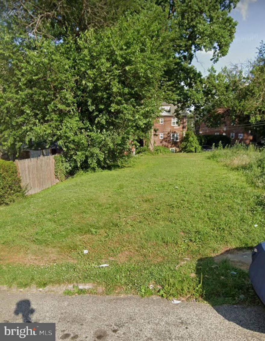 Vacant building lot for sale cash as is. 10% deposit and proof of funds required. Buyer responsible for city certificate. Seller requests that buyer use Seller's title company for title insurance and settlement.