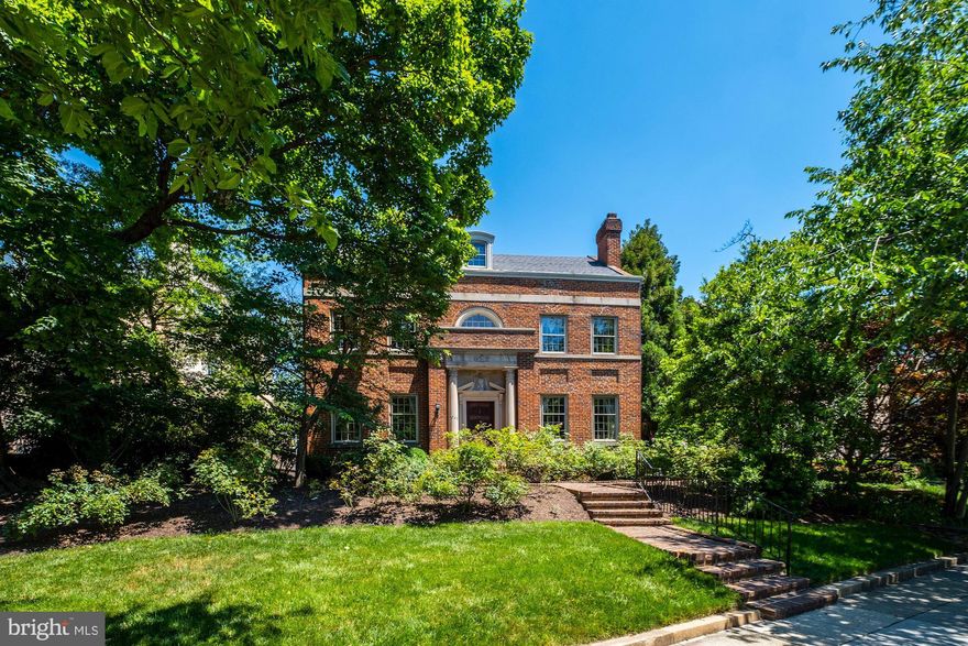 JUST LISTED! GARDEN LOVERS DREAM! Stately detached Wardman home on enchanting block of charming and convenient Woodley Park. Ornate brick and limestone facade surrounded by mature trees and roses reveals a spacious, sun-drenched interior with a gracious floor plan, incredible scale, and many stunning original architectural details preserved. Main level has 9' ceilings and features formal living and dining rooms, library, kitchen with butler's pantry, sun/family room with walkout to deck and DEEP and very private back garden. Upstairs are 6 bedrooms and 3 full baths. Spacious and sunny  LL w/ full bath, laundry/powder room and oversized attached garage. Walkable to shops, restaurants, and METRO on Connecticut Ave as well as Maret, Cathedral Schools, WIS.