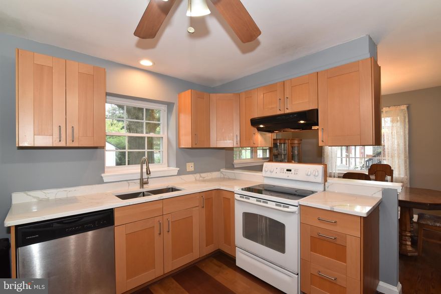 **Spacious 5 Bedroom Home in Super Convenient Location**3-4 Minutes to I-495/I-395/I-95**Many Recent Updates Including: Modern Soft-Close Kitchen Cabinets & Beautiful Quartz Counter Tops*Double Sink with Pull Down Sprayer*30 year Architectural Shingle Roof*Newer Water Heater*Furnace & Exterior AC Unit New in 2020**Other Features: Dark Solid Oak Hardwood Floors*Wetbar in Basement*Long Driveway Fits 3+ Cars*Large Fenced Backyard with Gate*Nice Wood Deck*Lawn & Tool Shed*Additional Oversized Shed for Extra Storage*Floored Attic with Built in Stairway*Walkup Stairs from Basement*Large Laundry Room with Sink**