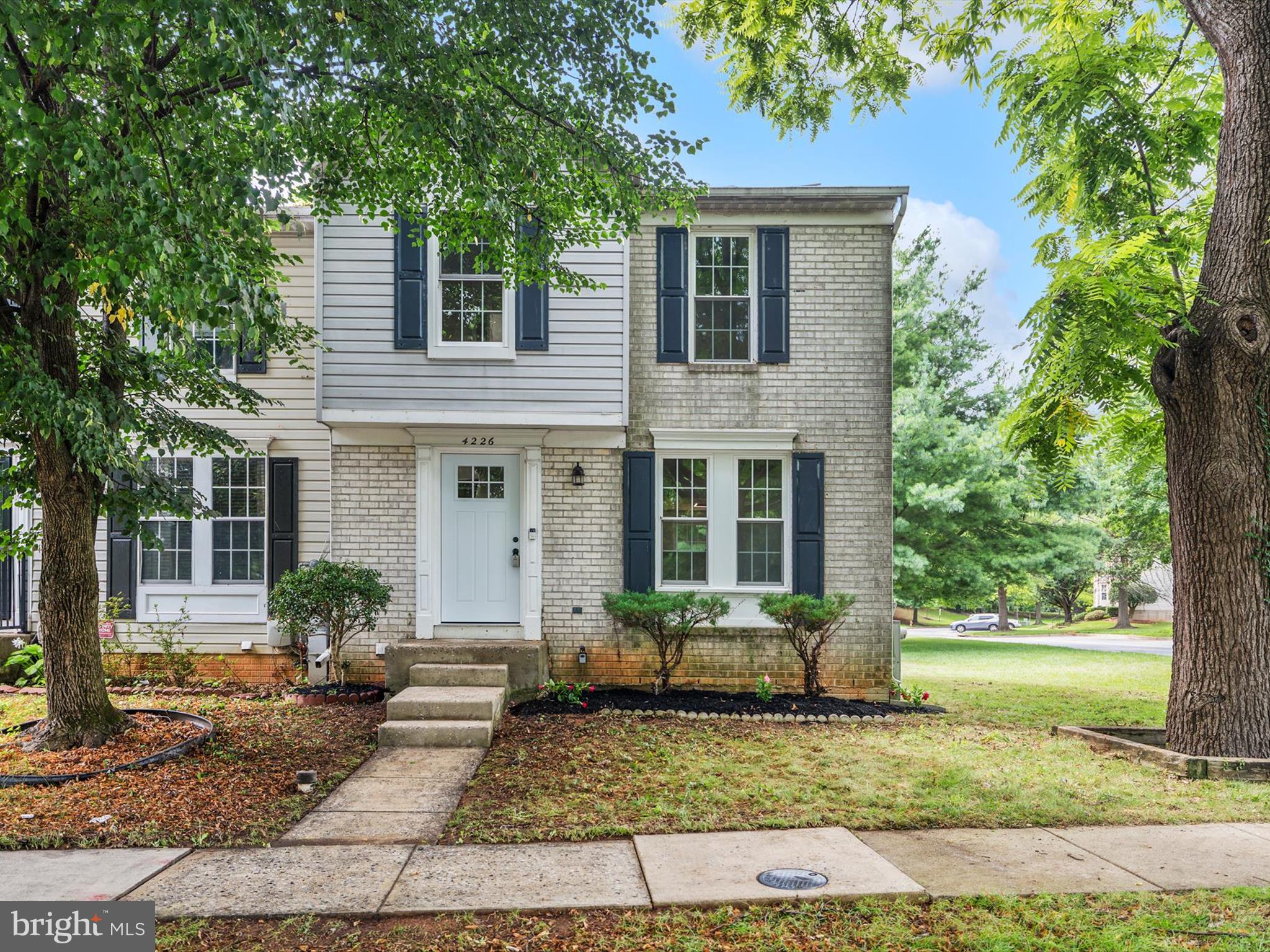 Come see this End Unit brick Colonial Townhome showcasing 3 Levels, 3 bedrooms, and 3 full baths in the highly sought after neighborhood of Bedford Crossing. This End Unit showcases contemporary finishes and a thoughtful layout that maximizes both style and functionality. The custom kitchen with quartz countertops, and stainless-steel appliances will enhance your cooking experience. Complete with a traditional floor plan and modern finishes that will WOW you the moment you walk through the door. The bathrooms have been tastefully updated adding elegance to this classic Colonial style townhome, New Laminate flooring, freshly painted and carpet installed throughout.