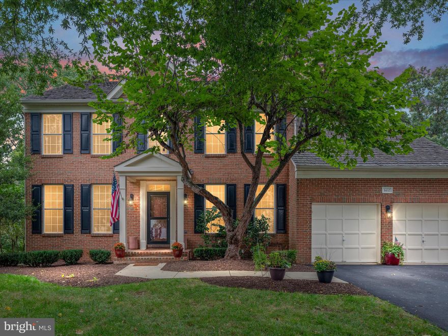 Tucked away on the most private and perfect lot in sought-after Woodlea Manor, this stately brick colonial offers nearly 3,900 square feet of finished living space across three beautifully appointed levels.<br><br>

Inside, you’ll find 4 spacious bedrooms and 3.5 baths, including a lower-level retreat with a bath with sauna. The heart of the home is the  gourmet kitchen featuring granite countertops, stainless steel appliances, and a nearly-new refrigerator. Lovely hardwoods anchor the entire main level, and the oversized family room with wood burning stove is cozy and warm.<br><br>

 Freshly painted throughout with brand-new carpet upstairs, new recessed lighting, and gleaming hardwood floors on the main level, this home is move-in ready.<br><br>

Step outside to enjoy the incredible outdoor living spaces—a new flagstone patio and a fantastic screened porch that both overlook the exceptionally private rear yard. You have to see this lot to believe how private and secluded it is at the end of a quiet cul-de-sac.<br><br>

Location, location, location.  Make this lovely Woodle Manor home yours today.