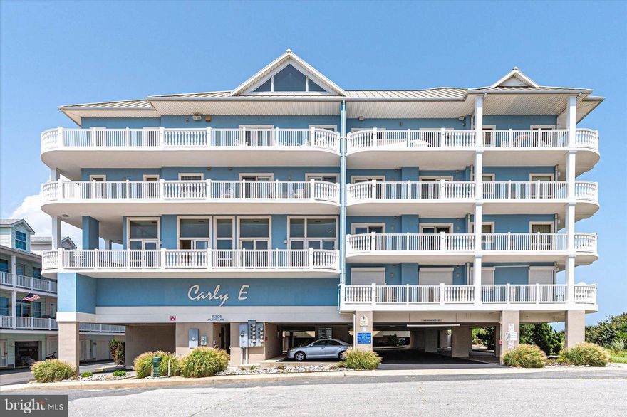 Are you searching for something more than the traditional oceanfront condo?     Consider this new Luxury listing at The Carly E; an exquisite oceanfront building in quite mid-town Ocean City, that embodies luxury, sophistication, and distinction. Located on 63rd Street in the coveted mid-town area of Ocean City, this boutique residence offers an unparalleled lifestyle that combines elegance with the convenience of being in the heart of it all.
As you approach The Carly E, you'll appreciate its premium south-corner lot location, providing breathtaking panoramic views of the Atlantic Ocean. The building's covered parking ensures that your vehicles are protected, while the secure lobby and password-protected elevators offer privacy and peace of mind.
Step inside and be captivated by the one-of-a-kind indoor pool, a true oasis that allows you to relax and unwind in style. The meticulous attention to detail during construction ensures that this building is of the highest quality, offering a solid foundation for your luxurious lifestyle.
Unit 401 is a masterpiece within The Carly E, boasting some of the most impressive cathedral ceilings in all of Ocean City. The oversized oceanfront balconies invite you to soak in the stunning vistas while enjoying the gentle ocean breeze. The chef's kitchen is a culinary paradise, equipped with top-of-the-line appliances and ample space for entertaining.
With its massive floor plan, this unit provides an abundance of space for you and your guests to spread out and indulge in luxurious living. The elegant and stunning fit-and-finishes throughout the condo exude sophistication and attention to detail. Every corner of this residence has been thoughtfully designed to create an atmosphere of refined elegance.
In addition to all its remarkable features, unit 401 also offers a private beach-storage locker, ensuring that your beach essentials are always at hand. And to make your move effortless, this unit is being sold with all of the professionally designed decor and furnishings.
The geographic location of The Carly E is second to none. Just one block from Ocean City's access point, the Rt 90 Bridge, you have convenient access to the area's renowned restaurants, including the iconic Fagers Island. Municipalities, grocery stores, shopping, and entertainment are all within easy reach, allowing you to immerse yourself in the vibrant lifestyle of Ocean City.
Don't miss the opportunity to own a piece of luxury at The Carly E Condominium. Contact us today to schedule a private viewing and experience the epitome of upscale coastal living in mid-town Ocean City.
Saturday Showings Only through mid-Sept.   Property is currently in the Central Reservations weekly Rental program.   Ask for more details if you're interested in working with them as the new owner.