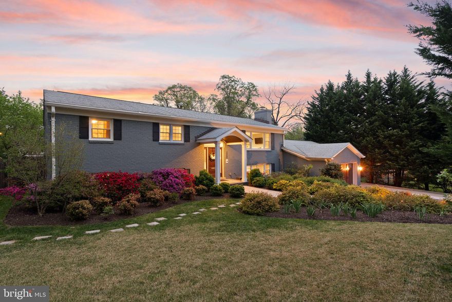 Welcome to this beautifully updated home near coveted Chesterbrook of McLean, offering a perfect blend of modern upgrades and timeless charm. Thoughtfully renovated with over $345,000 in improvements, this property is move-in ready and ideal for both everyday living and entertaining.

The exterior was refreshed in 2017 with a new front porch overhang and front door, enhancing the home’s curb appeal. In 2019, the owners completed a comprehensive series of upgrades including a new 3-car garage, full roof replacement, driveway expansion, front walkway, exterior paint, screened-in porch, and a stunning backyard patio—perfect for enjoying the warmer months.

Inside, the upper level features a large kitchen with high-end stainless steel appliances, formal dining area that opens to the Trex deck, and a warm, welcoming family room with custom built-ins. Down the hall, you’ll find three spacious bedrooms and two full bathrooms, including the primary suite located at the rear of the home for added privacy.

The lower level offers three additional bedrooms, a full bath, and a large open recreation room complete with a gas fireplace, built-in bar, second refrigerator, bev fridge, and an island with seating—an ideal space for gathering with guests or relaxing with family. This family/prep space is the perfect drop zone from coming inside from the backyard - for both people and pets! The rec room is nicely separated from the additional bedrooms downstairs, and one of the bedrooms downstairs is already outfitted for a home office tucked away at the end of the hall. On this level, you’ll also find a large utility/storage/laundry room.

The sought after mudroom was a thoughtful addition that most of these models do not offer! It is both functional and stylish, with custom built-in bench seating and storage. Just off the mudroom, the screened-in porch with vaulted ceilings offers incredible flexibility to be used throughout the year. The porch has cascading window screen panels that slide, so the space can be enjoyed to your liking. From the porch is the fully-fenced and flat rear yard, spacious Trex deck, and paver patio. You'll even find a hammock to unwind in. This backyard is an outdoor retreat, offering both space and privacy. 

And don’t overlook the rare, 900+ sqft, 3-car garage. It's bright, spacious, and perfect for storage, hobbies or even a home gym, thanks to overhead lighting, insulated doors, ventilation, high ceilings and large windows. The garage was built to accommodate a lift, and power is already wired - ready for the next car enthusiast!

This home combines thoughtful design, high-quality finishes, and a fantastic location. Just over a mile is the Chesterbrook Shopping Center, with a grocery store, Starbucks, a variety of conveniences and retail, and even local favorites like South Block and Call Your Mother. The location also provides easy and convenient access to downtown McLean, Falls Church City, Arlington and Washington, DC. Zoned for McLean High School, this is truly a special opportunity.

[All SqFt is approximate]