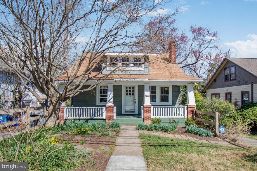 LOCATION-LOCATION-LOCATION! GREAT OPPORTUNITY! Welcome to this charming 1923 bungalow, a delightful blend of classic character and modern convenience, nestled in the vibrant East Silver Spring community. Walking distance to everything—the Silver Spring Red Line Metro Station, Sligo Creek Park and many beautiful neighborhood parks, The Koiner Farm Conservancy, East Silver Spring Elementary School, award winning restaurants, breweries and wine spots, live music venues, healthcare services, the Historic AFI Theatre, IMAX Movie theatre, Veterans Plaza Entertainment Center & Ice Rink, multiple grocery stores (Whole Foods, MOM's Organic Market, Safeway), retail shopping, and so much more! 

Silver Spring was recently names Forbes best place to live for families in 2024! 

Bring your vision and your design plans for making this original bungalow your forever home! The cozy welcoming front porch greets you before you step inside to discover beautiful original craftsman style woodwork (windows and door frames, faceted glass door knobs and original doorbell) and hardwood floors that flow throughout the main living areas, complemented by an inviting fireplace adorned with classic brick—a perfect spot for cozy gatherings. 
Outside, enjoy the fresh air on the on the front porch or the back deck perfect for morning coffee or evening relaxation being surrounded by mature trees such as the gorgeous japanese maple in the front yard, a large fig and maple tree in the backyard, raspberry bushes in the side yard, lots of native plants and recent landscaping in the front yard—there's so much natural beauty to enjoy and to create your very own gardeners paradise!

This home has three bedrooms, including 2 entry-level bedrooms for added convenience. The home is filled  with natural light, enhancing the inviting atmosphere. The unfinished basement offers endless possibilities, whether you envision a workshop, additional storage, or a creative space.  The top floor offers a large bedroom space with dormer windows with opportunity to build and create your dream suite, home office, workout area, or guest room. 

The property sits on a spacious 0.25-acre lot, providing plenty of room for outdoor activities or possibly build an ADU or guest house, garage, work shop, entertaining spaces, etc. With convenient access to public transportation and a welcoming family-friendly, award winning neighborhood, this bungalow is not just a house; it's a place to call home. Don't miss the opportunity to make this inviting property your own! Property sold As-Is.