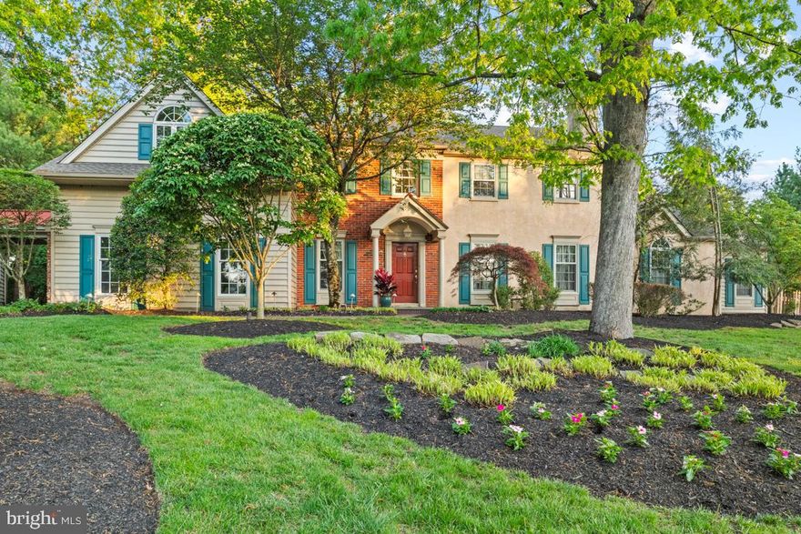 Welcome to 34 North Lane – A Timeless Estate in Upper Gwynedd
Tucked away at the end of a peaceful cul-de-sac in desirable Upper Gwynedd Township, this stately 5-bedroom, 4.5-bath colonial is the definition of gracious living. Lovingly maintained and extensively upgraded over the past five decades, the home blends classic charm with modern comfort, surrounded by lush, mature landscaping.
Step inside to a warm, welcoming foyer that leads to formal living and dining rooms, each with custom built-ins and fireplaces—perfect for entertaining. The heart of the home is the expansive, center-oriented kitchen, featuring engineered mahogany flooring, black soapstone and granite counters, butcher block prep space, and artisan Mercer tile accents around the fireplace and oven. French doors open to the rear deck, seamlessly connecting indoor and outdoor living.
Enjoy quiet moments in the sun-drenched family room with a stone fireplace and wet bar, or relax in the sunroom with panoramic views of your private backyard retreat. Outside, escape to a serene setting complete with a saltwater pool, koi pond with waterfall, multiple decks and patios, and a cozy outdoor fireplace—backing to peaceful woods.
This home offers rare versatility with a private in-law or au pair suite on the main floor, complete with its own kitchenette, full bath, laundry, and sitting area with deck access.
Upstairs, the luxurious primary suite includes a sitting area, double-sided fireplace, vaulted ceiling, walk-in closet, and spa-like bath with a jetted soaking tub and frameless glass shower. Additional bedrooms offer generous space, walk-in closets, and en suite access.
The finished lower level adds flexible space for recreation, fitness, or hobbies, alongside two large storage areas. A one-car attached garage with built-in pantry joins a two-car detached garage via a covered breezeway for ample parking and storage.
Ideally located just minutes from major roadways and within 2 miles of Merck, 34 North Lane offers both convenience and tranquility in one extraordinary property.