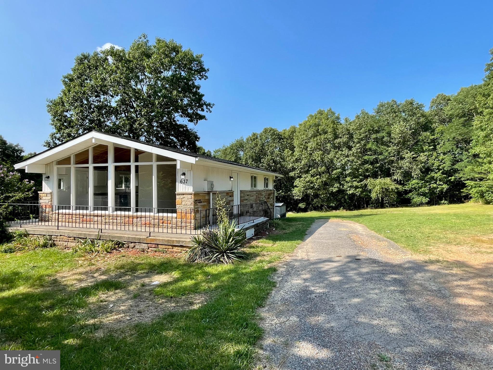 Couldn't get financing done! Very nice and mostly private 2 acre lot surrounded by woods and wildlife! Nearly at the end of the dead end neighborhood culdesac. Fully renovated including new roof, heat pump, light fixtures, and LVP flooring through out. Beautiful vaulted ceilings and huge windows as soon as you walk in the door. Your new kitchen offers quartz countertops and new stainless steel appliances. 3 bedrooms and 2 full bathrooms with a second, huge living room in the walkout basement. Agent is owner. Seller will install a new HVAC unit before closing.