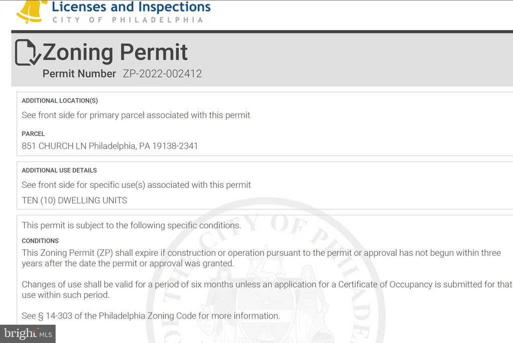 Photo of 851 Church Lane, PHILADELPHIA, PA 19138 (MLS # PAPH2461186)