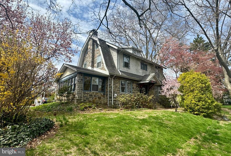 Welcome to 42 Ralston Avenue!  This stately 6-bedroom, 2.5-bath home built in 1921, offers a rare blend of timeless architecture and thoughtful modern upgrades. From the moment you step inside, you’ll be captivated by the tall ceilings, original trim work, and newly finished hardwood floors that flow throughout the home.

Enter through the front door and into the center hall foyer. This first floor offers tons of versatile living space. To the left of the foyer you will find a large yet cozy living room with a fireplace, lots of natural light and a beautiful sunroom off of it. The formal dining room flows into the kitchen with a breakfast nook. There is also an additional family room; perfect for relaxing and entertaining.

The second floor offers 4 nicely sized bedrooms and an updated full bathroom. Make your way to the 3rd floor with additional bedrooms and another full bathroom.
Outside of the home you’ll see a beautiful new patio space, perfect for summertime gatherings. There is also a large, detached 2 car garage off the driveway.

Situated on a quiet, tree-lined street in the heart of Havertown, this home combines classic elegance with everyday convenience—just minutes from parks, schools, and local shops.
Come experience the charm and character of this one-of-a-kind property. Schedule your tour today!