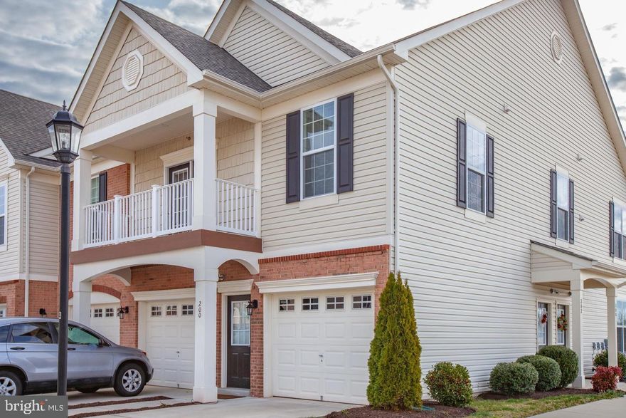 Welcome to 110 Dandridge Ct Unit 200. Situated in the highly sought-after Colonial Forge community. Upgraded kitchen, hardwood floors throughout, and 9 ft ceilings. You don't want to miss this opportunity. Maintenance-free living at its finest.