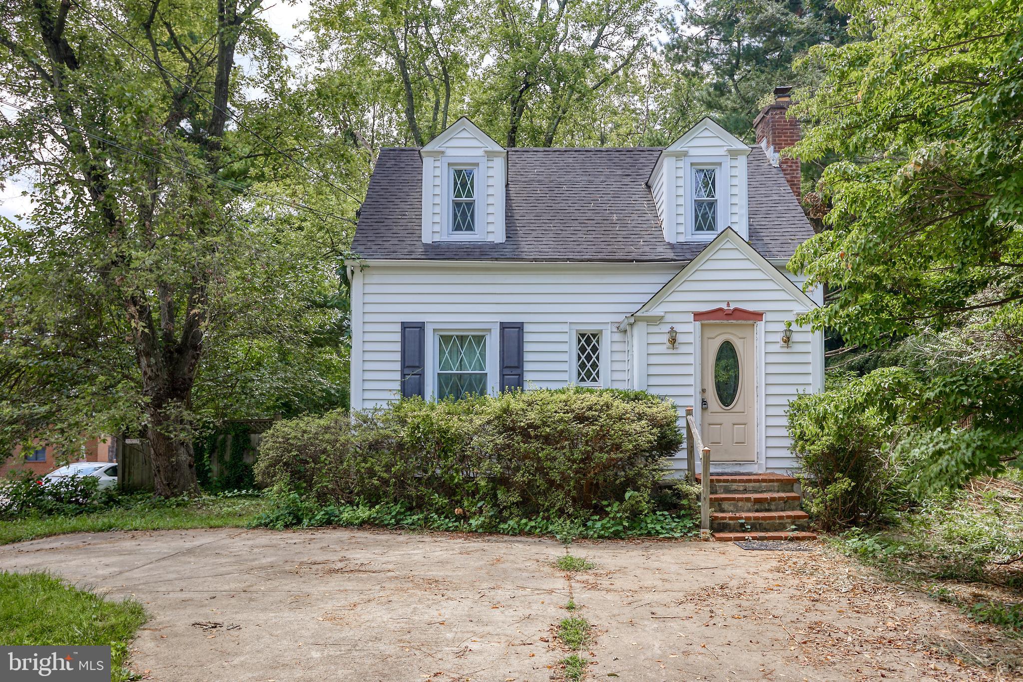 Unique cape cod in convenient location in Reisterstown looking for your final touches! Property is located near many shops, grocery stores and restaurants and close to highways with a great walkability. This home has excellent bones and would be a wow after a good renovation! This property offers a circular driveway, large private fenced rear yard, 3 bedrooms and 1.5 baths, hardwoods floors, den off of the living room, pellet stove, screened in porch and a full basement with half bath which could be excellent for entertaining! Come and bring your design hat and make this property your own! Sold As-Is