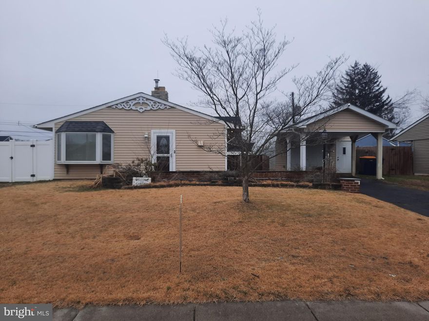 Welcome to Tullytown Boro  and Pennsbury Schools.  This nicely remodeled home in Pennsbury School District is just waiting for you! Enter into the dining area with beautiful tile flooring and into the updated kitchen featuring granite countertops, tile backsplash, cherry cabinets, newer Stove and Refrigerator.  The living room has a large bow window to allow plenty of light and nice wood flooring. 3 bedrooms also with wood flooring. All rooms have ceiling fans. The full bath is completely updated. The garage is massive ( 16x30), great for the car enthusiast or hobbyist looking for space . Roof ,Siding, Windows and Storm doors all replaced 2010.  Rear yard is fenced in with newer PVC fencing.  Previous Seller stated New oil tank 2013. Low taxes too. Come take a look!